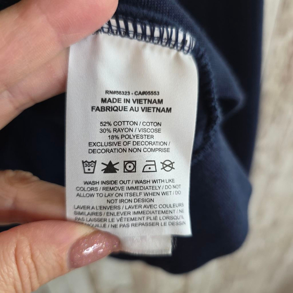 Women's Nike Sweatshirt Size M Blue - Picture 6 of 7